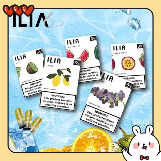 ILIA煙彈｜31種口味 哩啞一代透明發光彈/ILIA電子煙